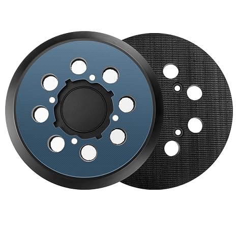 2 Pack Replacement Sanding Pads for Dewalt 5 inch 8 Hole Hook and Loop DWE64233 & N329079 Orbital Sander Backing Pad Replacement Parts Compatible with DWE6421-B2 DWE6421-B3 DWE6423/6423K DWE6421/6421K