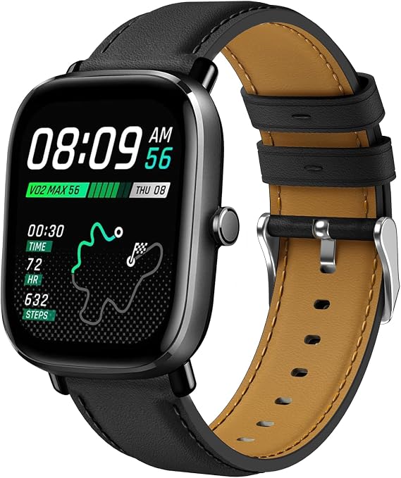 20 mm Leather Bracelet for Amazfit GTS 4 Mini Quick Release Leather Bracelets for GTS 3/2/2 Mini Bip 3/3 Pro/S/Lite GTR 42 mm