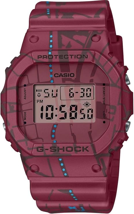 Casio DW-5600SBY-4DR Kol Saati, Kırmızı, Standart