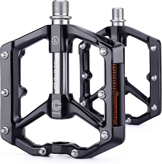 CXWXC Road/MTB Bike Pedals - Aluminum Alloy Bicycle Pedals