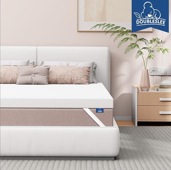3Inch Memory Foam Mattress Topper Single Bed Thick 90x190x7cm | Gel-Infused Cooling Orthopedic Single Mattress Topper for Back Pain Relief, Think With Elastic Straps & Washable Cover