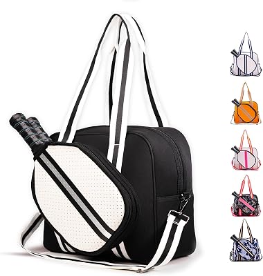 MANUEKLEAR Crossbody Sling PickleballBag Tote, Pickleball Bags for Women and Men, Pickleball Bags for Ladies
