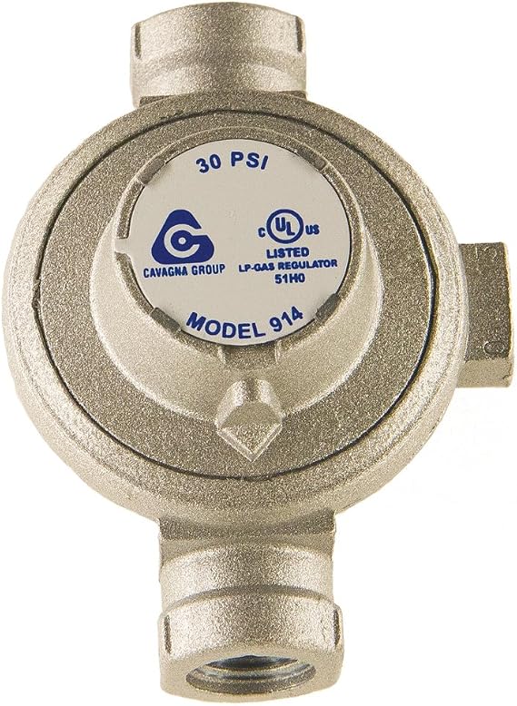 Cavagna (91-1-490-1127B 30 PSI Single-Stage High Pressure Regulator