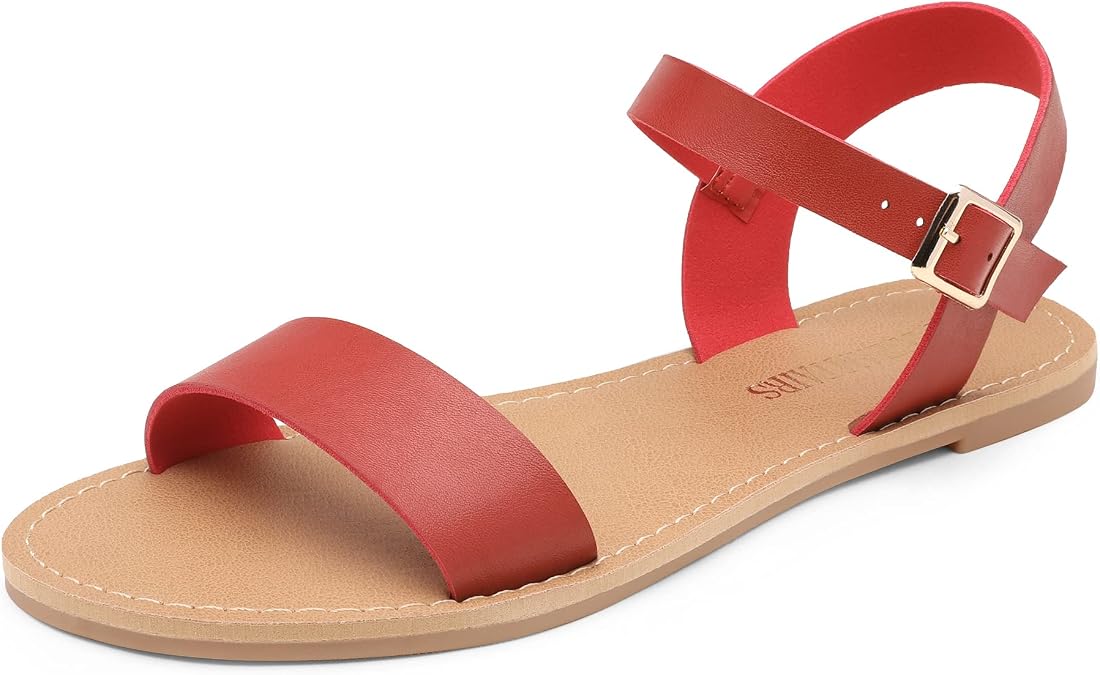 DREAM PAIRS Women's Flat Sandals
