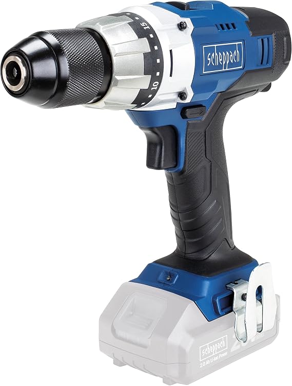 Scheppach CDD45-20ProS Cordless Drill 20 V 45 Nm 2-Speed Transmission Max. 1600 min-1 LED