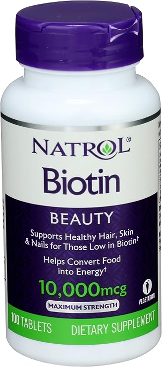 Natrol - Biotin Maximum Strength 1 mcg 100 Tablets