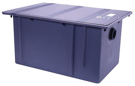 Grease Interceptor, Matte, 50 lb. Cap.