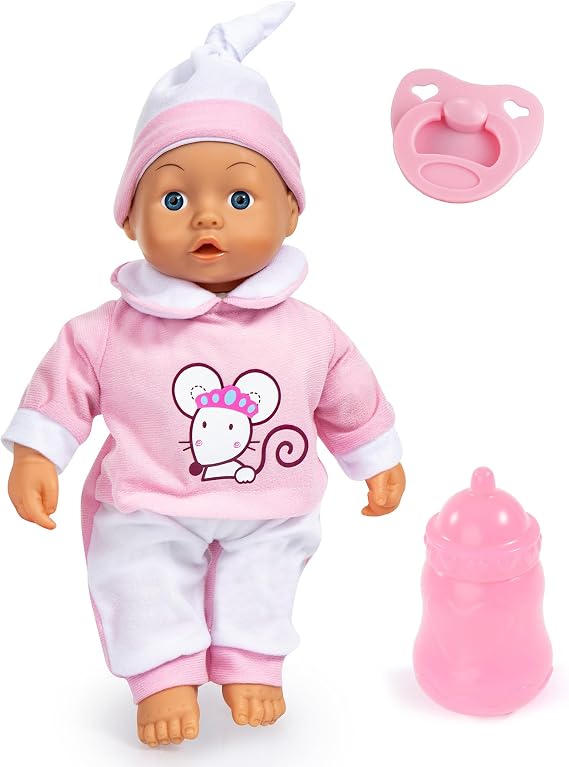 Bayer 14 inch Interactive Baby Doll - Soft Body Toddler Toy with Sounds