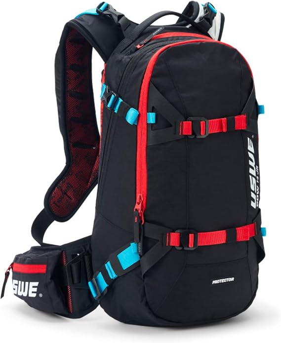 USWE Pow, Ski and Snowboard Backpack with Back Protector, for Men and Women.