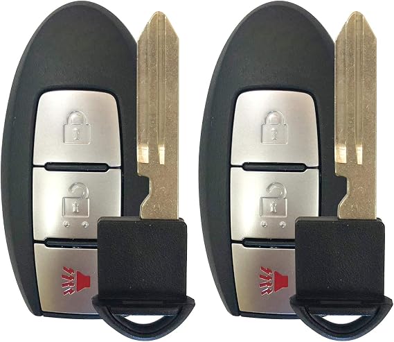 Fits 2008 2009 2010 2011 2012 2013 Nissan Rogue Keyless Smart Remote Car Key Fob CWTWBU729,by AUTOKEYMAX (PAIR)