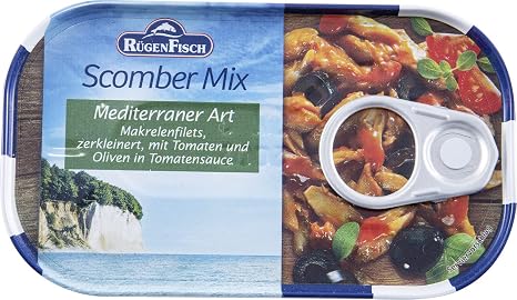 Rügenfish MSC Scomber Mix Mediterranean Art 120 g