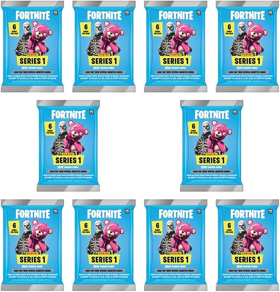 2019 Panini Fortnite Series Trading Card Pack of 10 Mega Set