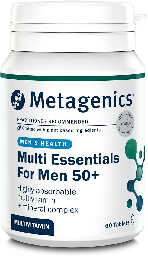 Metagenics Multi Essentials for Men 50+, Multivitamin - 60 Capsules