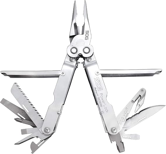 Sog S62n-cp Powerlock Multi-tool With V-cutter (silver)