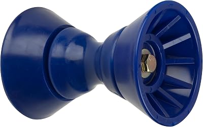CE Smith - 29331 Bow Bell Roller Assembly - Durable Marine Tool - 4 Wide - 12 Shaft - Blue