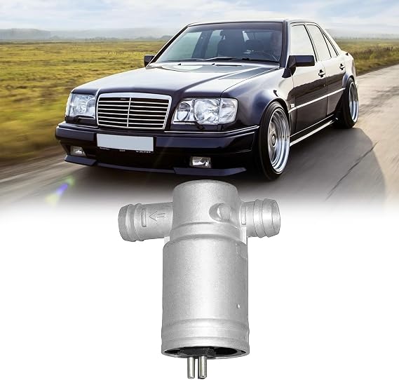 Idle Control Valve, Idle Regulator Compatible with 190 W201 E Class W124 S124 S-Class W126 SL R107 R129 Replacement for 0001412225 0280140510