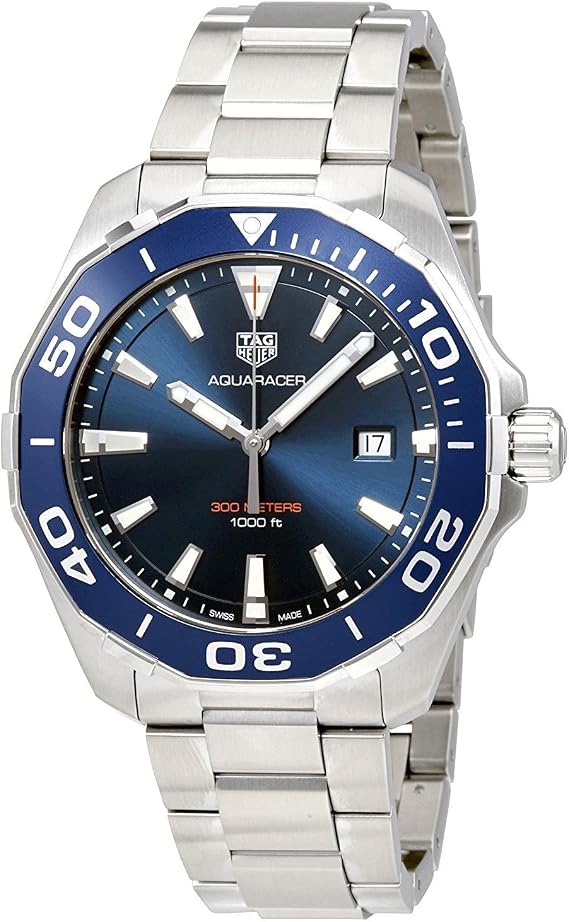 TAG Heuer Men's Aquaracer 43mm Steel Bracelet Quartz Watch WAY101C.BA0746
