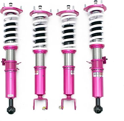 Godspeed MSS0119 compatible with Infiniti Q50 V6 RWD V37 2014-23 MonoSS Coilovers Front Ball Type Suspension Lowering Kit