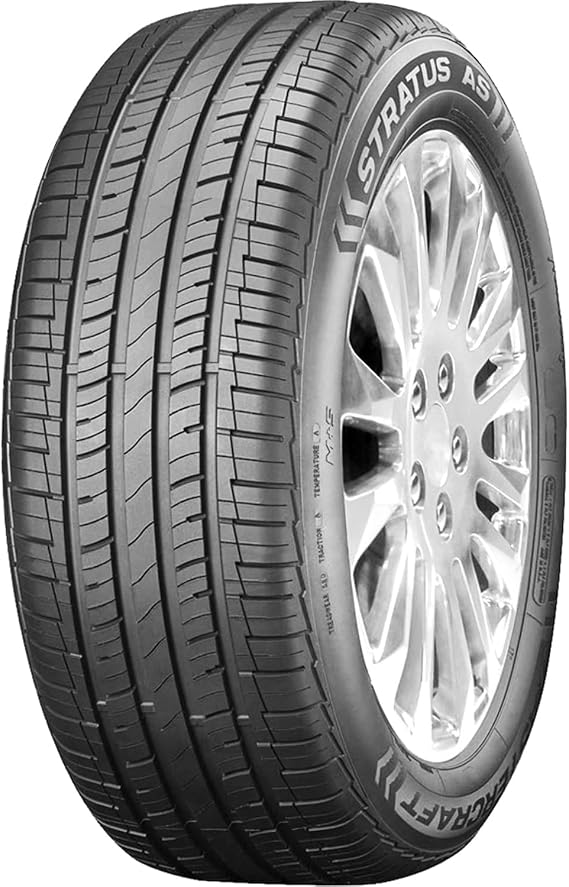 Mastercraft Stratus As All-Season 205/55R16 XL 94 V Tire | Passenger Performance All Season Traction 94V Rated Extra Load Radial Construction Black Sidewall Tire