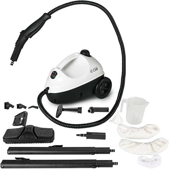 Steam Cleaner, 1500W Multipurpose Steamer with Accessory Kit, Steamer for Clothes and Floor Steamer, Portable Steamer for Car Seat, Carpet, and More