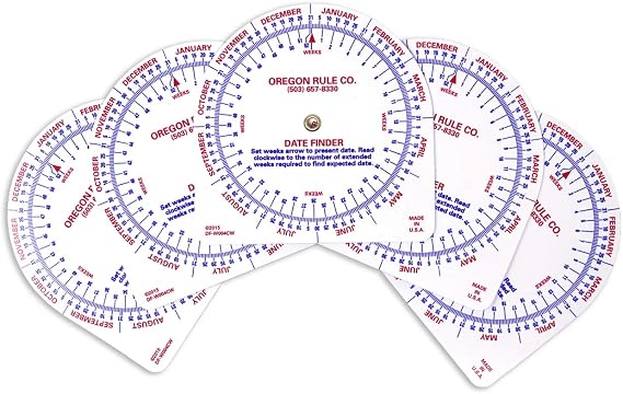 Date Finder Rotating Calendar Calculator - 5 Pack