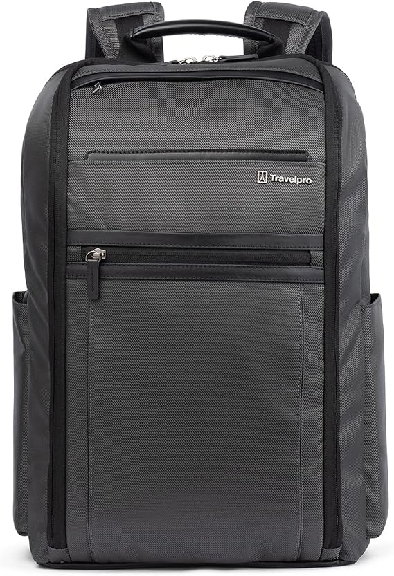 Travelpro Crew Executive Choice 3 Slim Travel Laptop Backpack, Grey