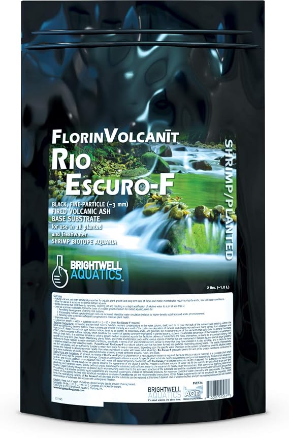 Brightwell Aquatics FlorinVolcanit Rio Escuro-F Planted Substrate, 2lbs