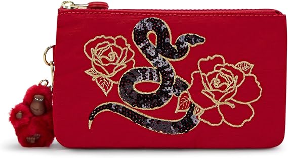 Kipling Creativity Large Pouch Cherry Snake Cny