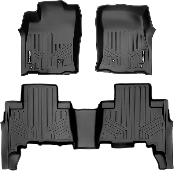 MAXLINER Custom Fit Floor Mats 2 Row Liner Set for 2010-2013 Lexus GX