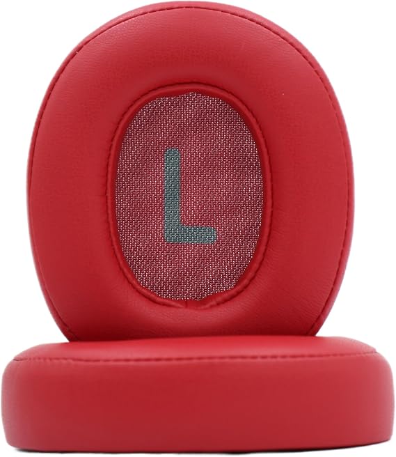 Replacement Ear Pads Compatible with JBL Tune 700BT 700BTNC 710BT 750BT 750BTNC 760BTNC Headphones Made of Soft Protein Leather and Memory Foam, Replacement Ear Pads for Repair Accessories (red)