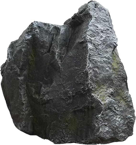 Landscaping Faux Rock, Lightweight Fake Rock Cover, Solid Fake Rocks, Realistic Natural Texture, Fiberglass Artificial Landscape Enclosure, Outdoor Rock for Well Pump, Landscaping(45 * 20 * 45cm)