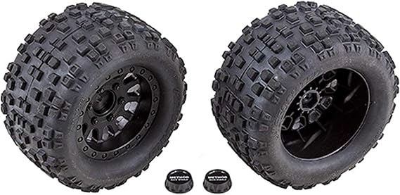 Team Associated Rival MT10 Tires and Method Wheels mounted hex ASC25841 Elec Car/Truck Replacement Parts