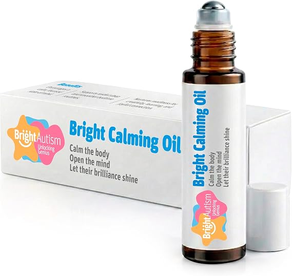 Bright Autism Essential Oil Roll-On for Kids, Gentle Organic Blend, 10 mL