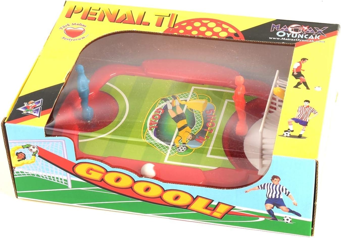 Matrax Mini Penalty Game for 2 players, Multicolored