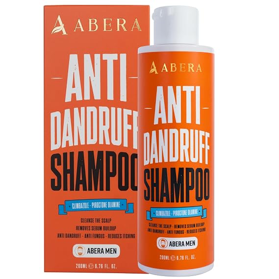 Abera Anti-Dandruff Shampoo for Stronger Hair & Healthier Scalp, Nourishes, Supports and Promotes Hair Growth, Get Rid of Dandruff