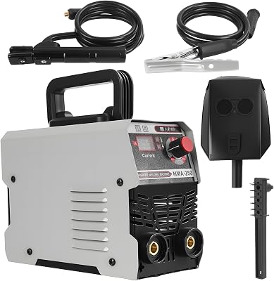 MMA-250 Welder Machine, 220V Mini Soldadoras Portatiles para Metal, Maquina de Soldar with Hot Start Arc Force Anti-Stick, ARC Portable Welder for 116inch -18inch Rods US Plug