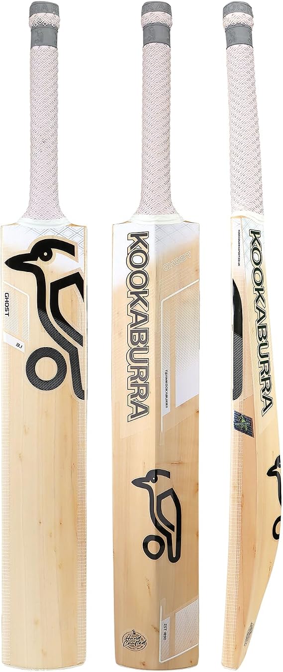 Kookaburra Ghost 3.1 Cricket Bat, Short Handle, White