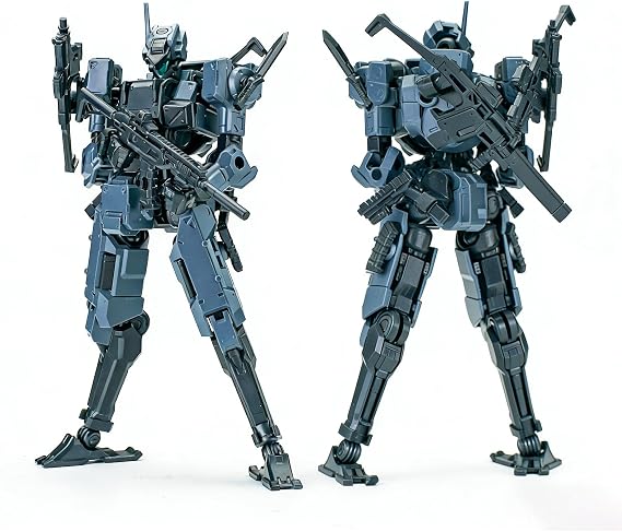 GWTCTOY Plastic Model Action Figures Kits, Shadow Force 03, 10CM Mecha Model Kits to Build, Easy to Assembl