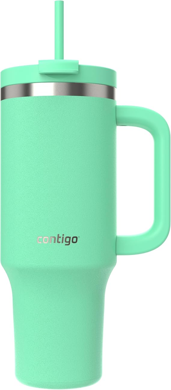 Contigo Streeterville Tumbler with Handle & Straw | 29h Cold | 1200 ml