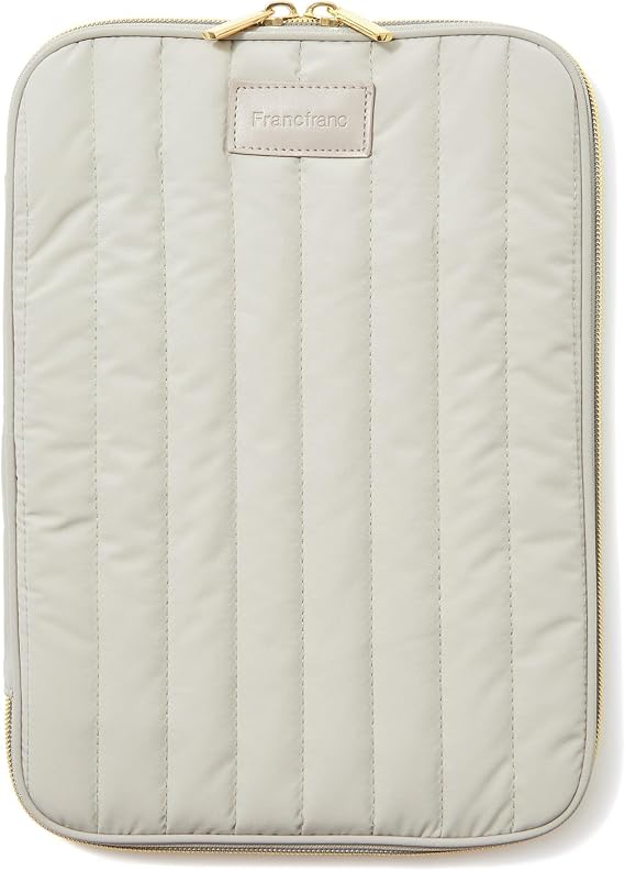 Francfranc Quilted Tablet Case, Grey