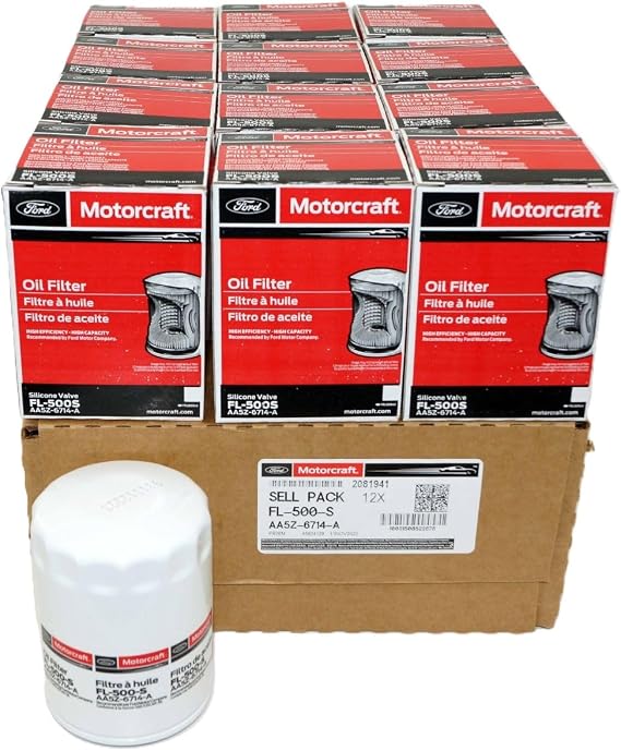 Motorcraft FL500S-12PK Oil Filter (Aa5Z6714A)