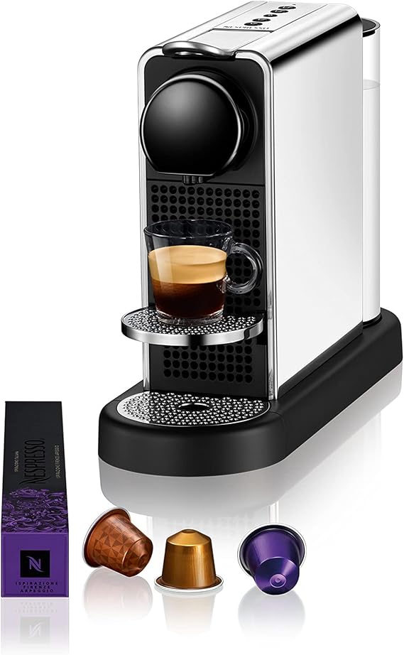 Nespresso C 140 Citiz Platinum, Stainless Steel Coffee Maker