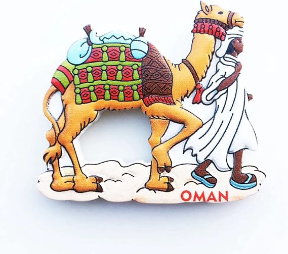 UAE Camel Oman Magnet Travel Souvenir 3D Resin Collection Gift Fridge Refrigerator Magnet