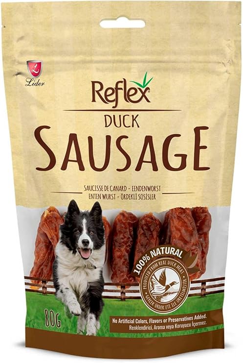 Reflex Dried Duck Sausage Duck Sausage Dog Award 80 Gr
