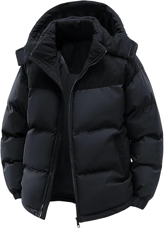 Puffer Jackets for Men Mens Puffer Jacket Winter Coats Long Sleeve Zip Up Lightweight Quilted Down Jackets