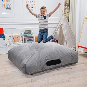 Foamma Crash Pad (48 X 72) (4 Ft X 6 Ft) Sensory Crash Pad with Foam Blocks for Autistic Kids, Soft Fabric & Washable Cover Ideal for Kids and Adults to Jump, Play, or Relax