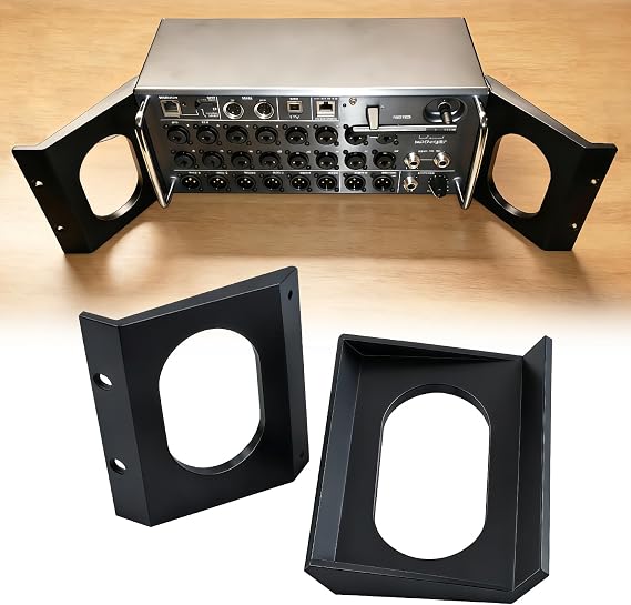 Integrated Rack Mount Ears Fits Behringer XR18 XR16 SD18 Midas MR18 MR16