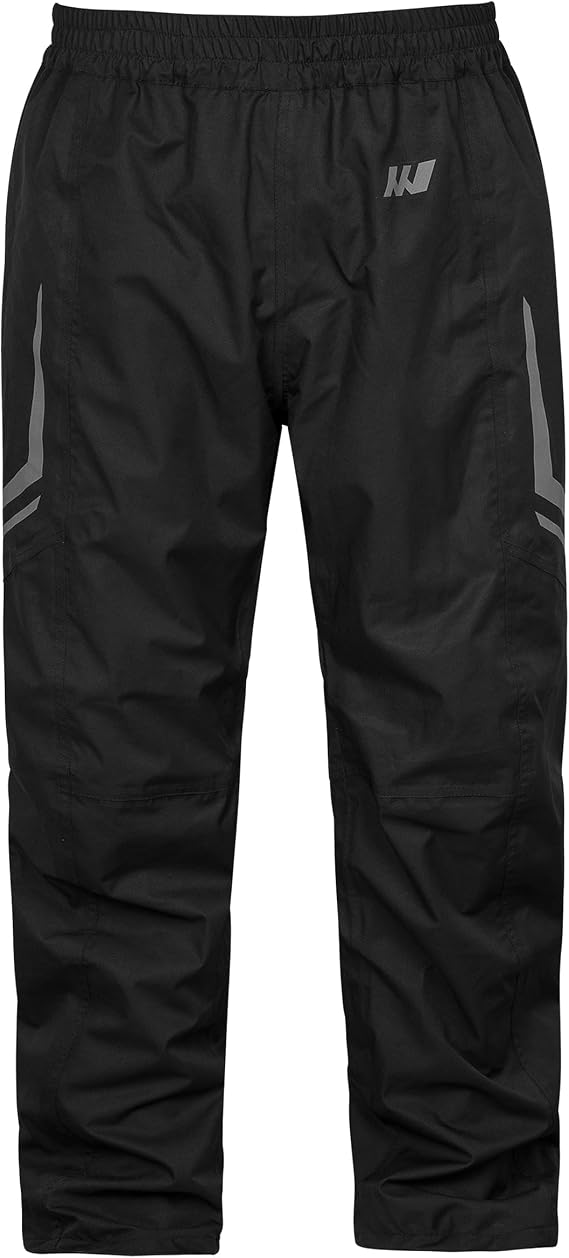 Rain Pants, Motorcycle HI VIS Rain Pants for Men, Reflective Pants (Storm RAIN Pants) Waterproof, Rain Gear