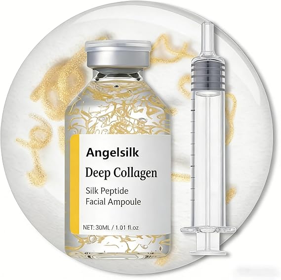 Silk Peptide Intensive Lifting Ampoule | Anti-Aging Serum for Face | Collagen & Peptide Complex | Skin Tightening & Firming for Women | Korean Skincare | Facial Hydration & Brightening | 30ml