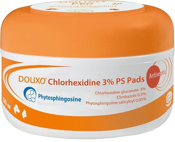 Douxo Chlorhexidine 3% PS Pads 30 Count